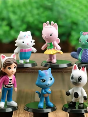 Gabby Dollhouse Figures New, Pack of 6