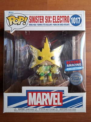 Funko Pop Marvel Sinister Six Electro Deluxe like new