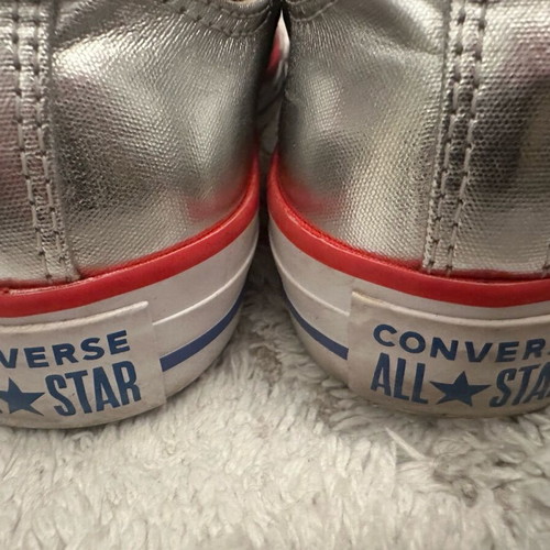 All Star Converse women's shoes silver used, size 37