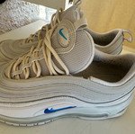 Nike Air Max 44.5 athletic shoes like new, white with blue