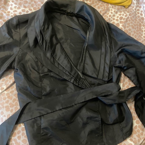 Cruaze satin shirt black evening exceptional
