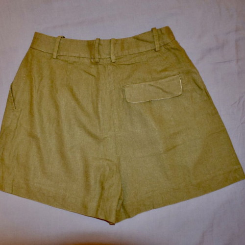 Zara linen khaki shorts, size small