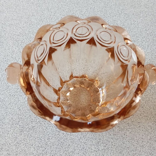 Vintage ice bucket like new, brown color