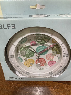 Alfa αθόρυβο ξυπνητήρι καινούργιο με φωτισμό και λειτουργία snooze