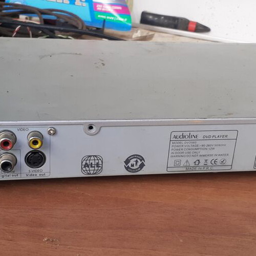 Audioline DVD 560 player used, supports MP3 MPEG4 JPEG