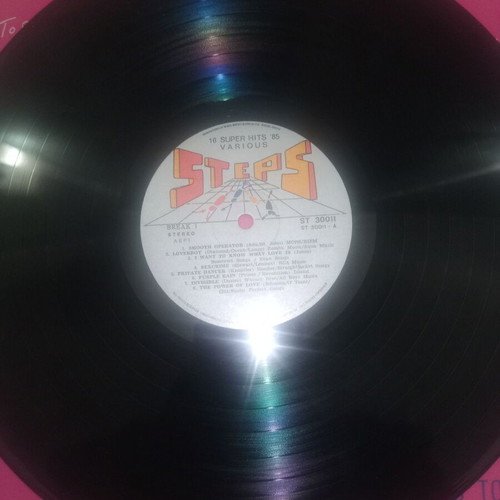 Pop music vinyl collections, 2 albums, 1985 & 1989