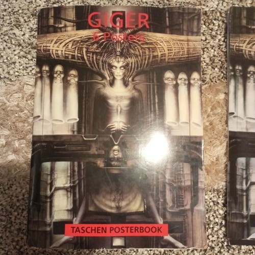 H.R Giger posters used, set of 4 pieces