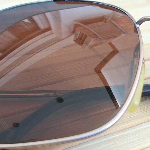 Yves Chantal Square Aviator Sunglasses with Zeiss Organic Lenses