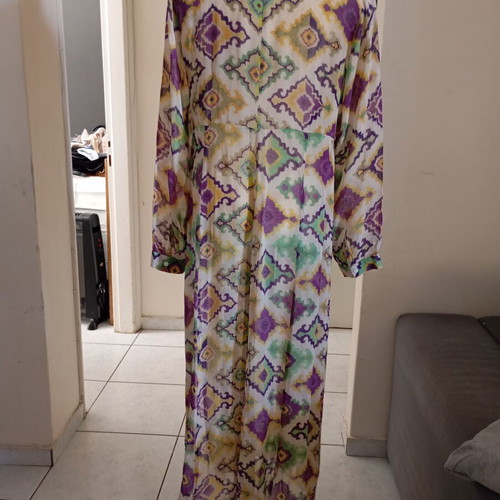 Ada Kamara caftan used, size M, multicolor viscose