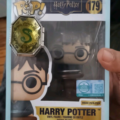 Funko Pop 179 Harry Potter με Pensieve limited edition 9500 τεμ. και δώρο κολιέ πεμπτουσιωτης