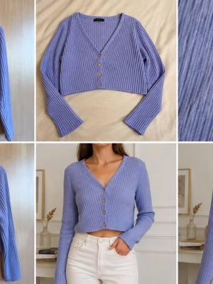 Berska cardigan, size M, lilac