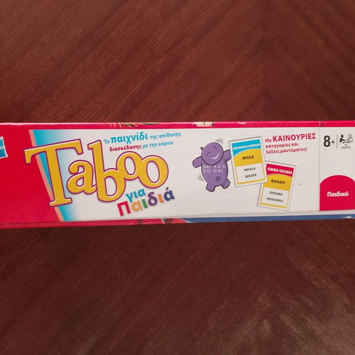 Taboo for children used, complete