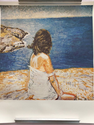 Poster Giannis Psychopaidis "Kea, Three Beaches" 1986 like new