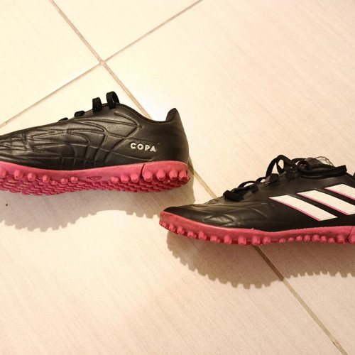Adidas Copa football shoes used, size 36, black with pink sole