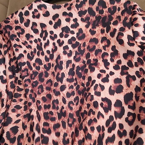 Despina Vandi women's bomber jacket new, animal print, size M-L