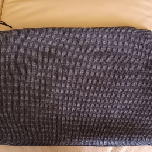 Decorative pillowcase two-sided blue, like new, 49x35 cm