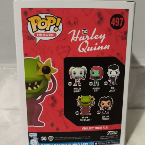 Funko Pop Frank the Plant Harley Quinn like new