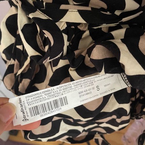 Stradivarius dress used, colorful, size S