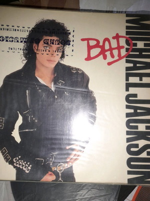 Michael Jackson Bad vinyl record used, pop