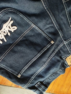 Dickies Vintage Jean μεταχειρισμένο, μέγεθος XL, μαύρο και μπλε