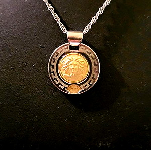 versace κρεμαστό κολιέ
