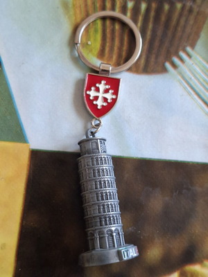 Metal keychain like new, Italy