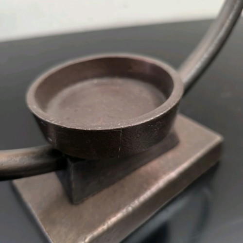 Indian decorative metal candle or tealight holder used