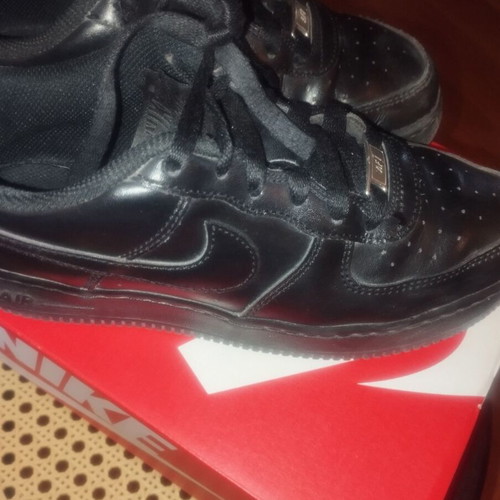 Nike Air Force women's sneakers black used size 37.5