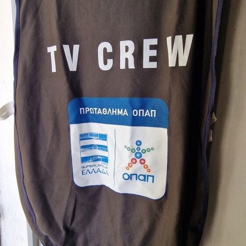 TV Crew Vest used, OPAP Championship authentic