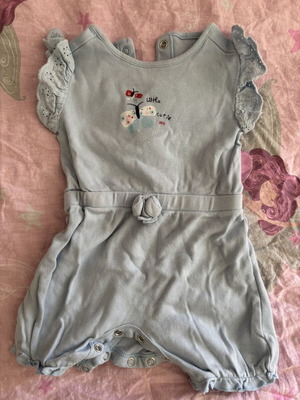 Mothercare baby romper 6-9 months like new, butterfly design