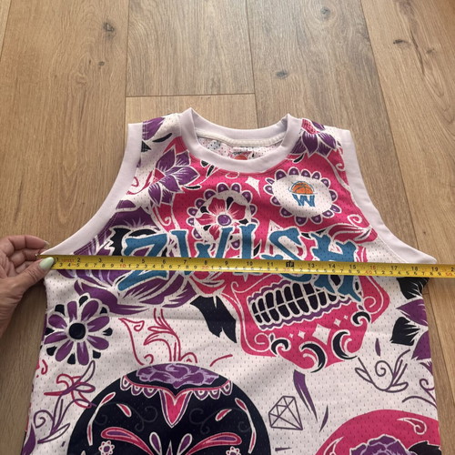 Zwish Skull Mesh Basketball Tank Top XS like new, colorful Y2K streetwear