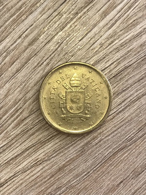 Vatican 50 Cent Euro Coin 2017 like new