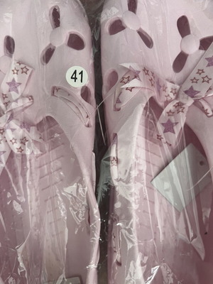Pink beach shoes, size 41