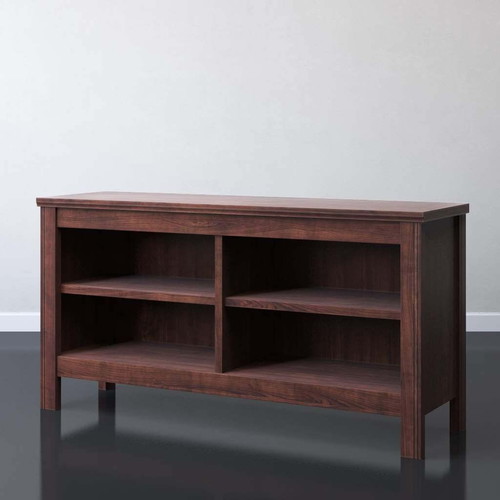 IKEA Brusali TV stand used, brown with shelves