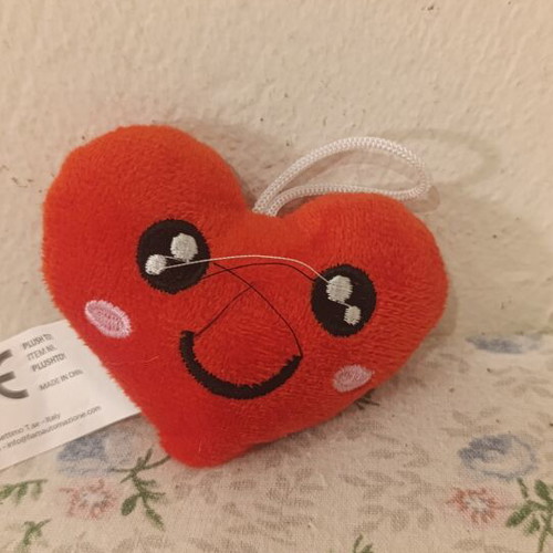Chupa Chups Vintage Plush Keychain Set with Koala and Jumbo Heart, Like New