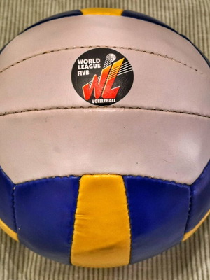 Collectible futsal volleyball ball new with OTE and World League FIVB logos