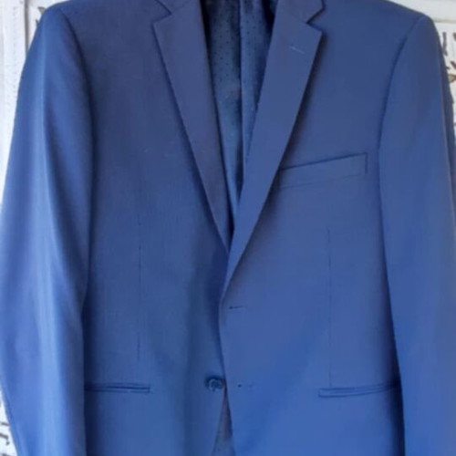 Italian Job suit blue, like new, size Large
