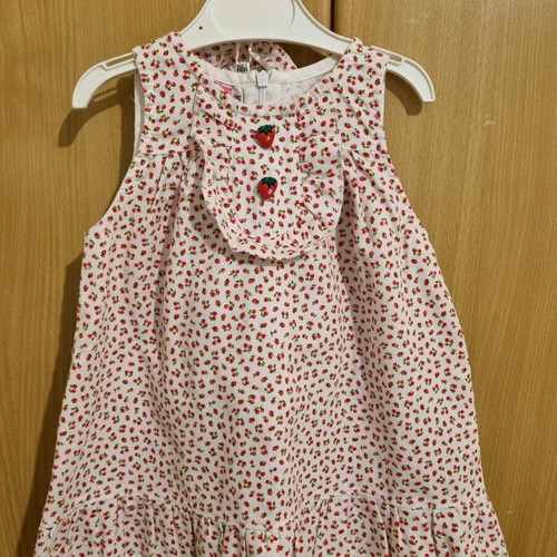 Baby dress with hat 15 months like new
