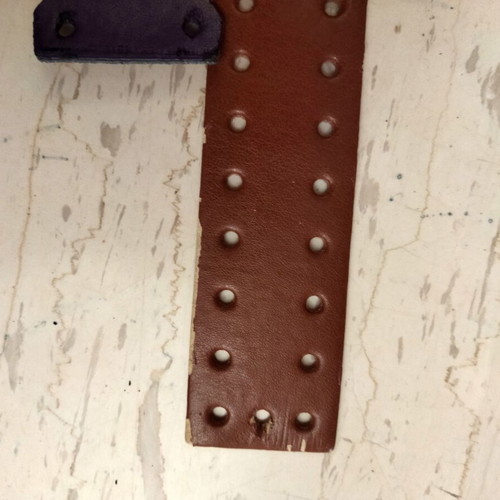 Handles for knitted bags crossbody and shoulder, like new, leatherette