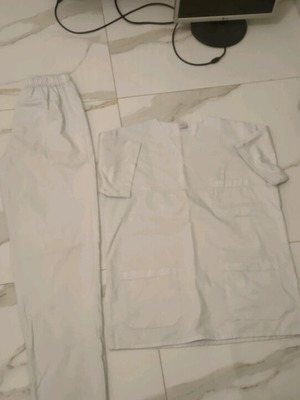 Nursing uniform used with small stains