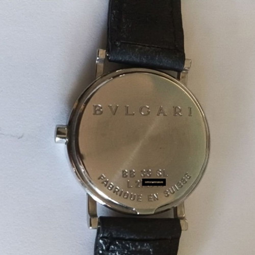 Bvlgari Classic Steel/Leather Unisex Watch like new