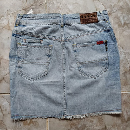 Only denim skirt new, no stretch, size M 38 10, blue