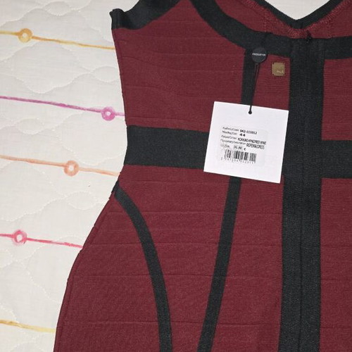 Rib BSB dress red with black details new no 44 XXL