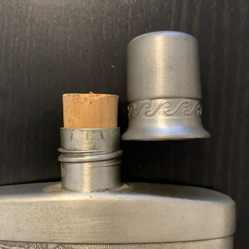 Tin flask used