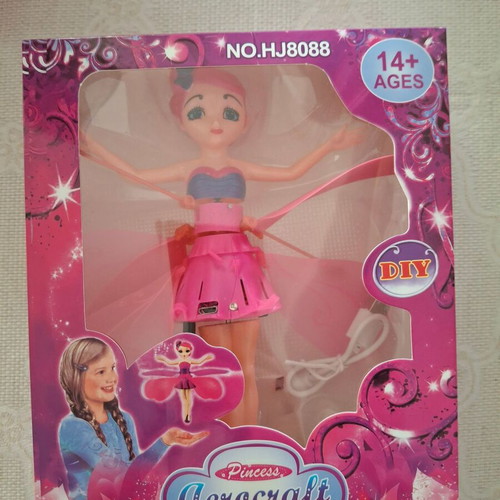Flying fairy doll toy new with motion sensor and USB charging