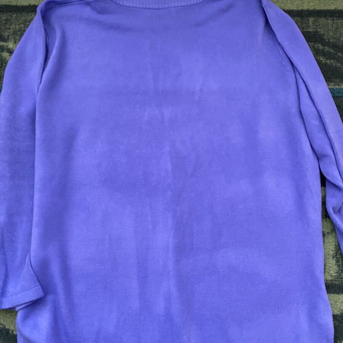 Pullover sweater, blue, sizes M and L