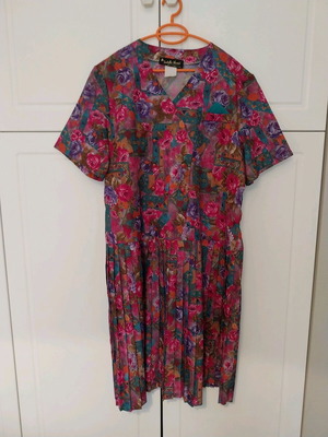 Vintage Isabelle-Vincent dress like new, multicolor, XXL
