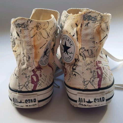 All Star Vintage Graffity Converse ankle boots size 40