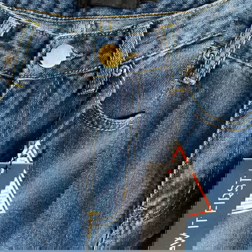 Дамски boyfriend дънки I SAW IT FIRST нови, размер M, синьо