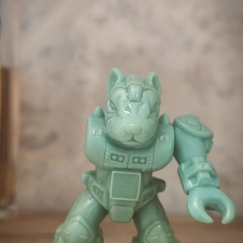 Teratomachos blue dog figure